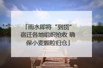 雨水即将“到货” 宿迁各地组织抢收 确保小麦颗粒归仓