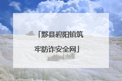 黟县碧阳镇筑牢防诈安全网
