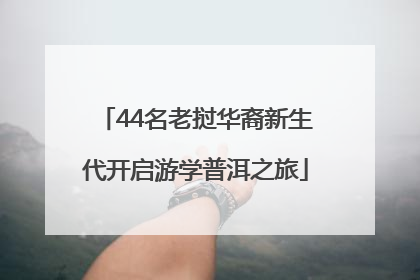 44名老挝华裔新生代开启游学普洱之旅