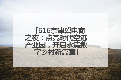 616京津冀电商之夜：点亮时代空港产业园，开启永清数字乡村新篇章