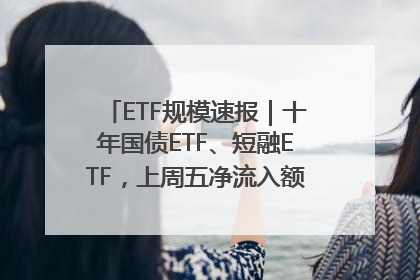 ETF规模速报｜十年国债ETF、短融ETF，上周五净流入额均超20亿元